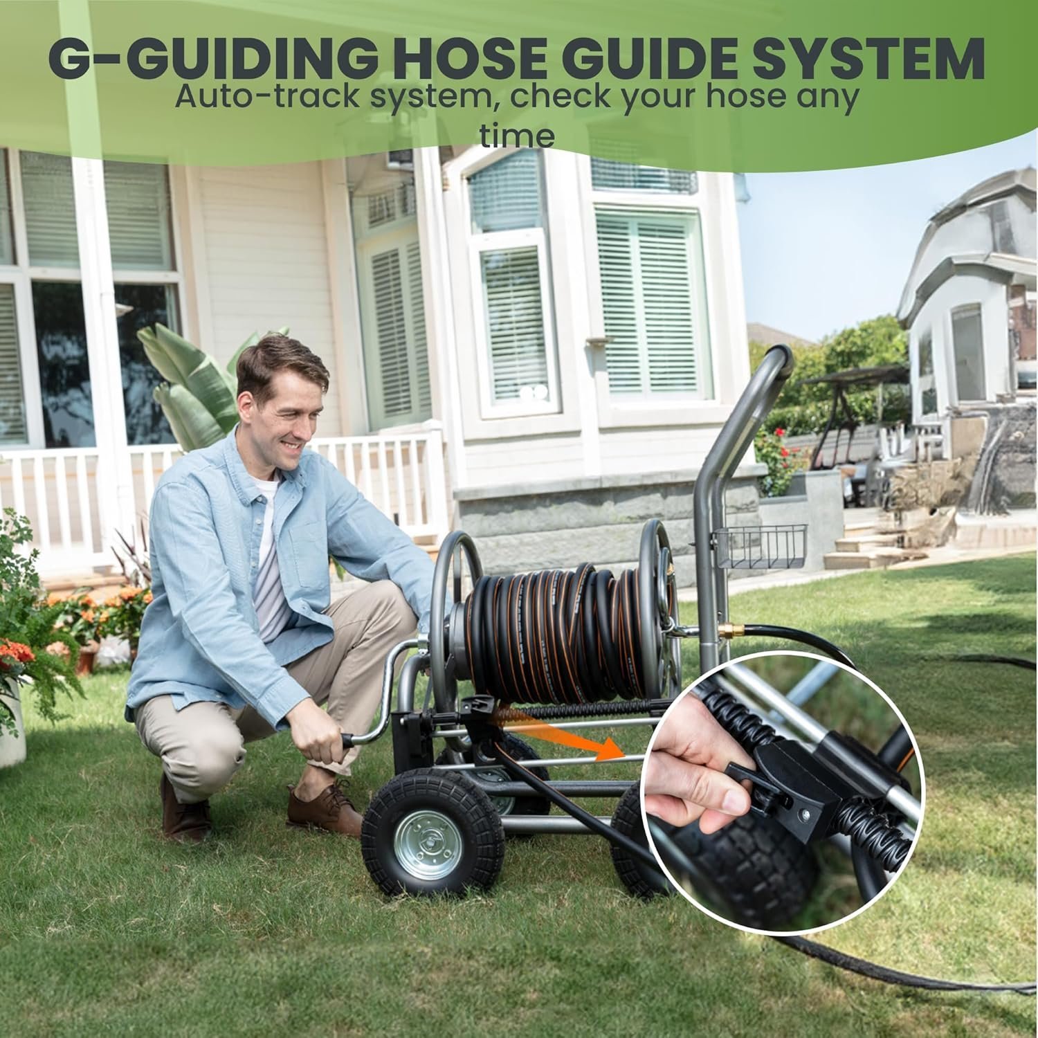 Heavy-Duty Hose Reel Cart - Image 3